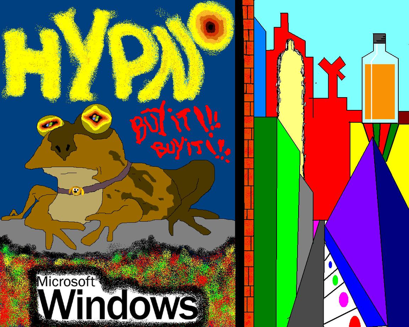 Illustration for article titled 90 Visions of Future in MS Paint are Terrifying, Insane
